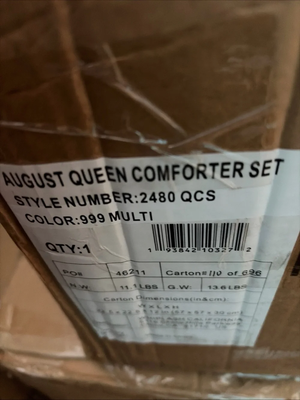 Gracewood Hollow Kleeman 4-piece Jacobean Comforter Set - Queen. NWT